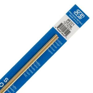 [ KS8121 ] K&S buigbaar messing buis 1/8"  3.18x305mm 2st